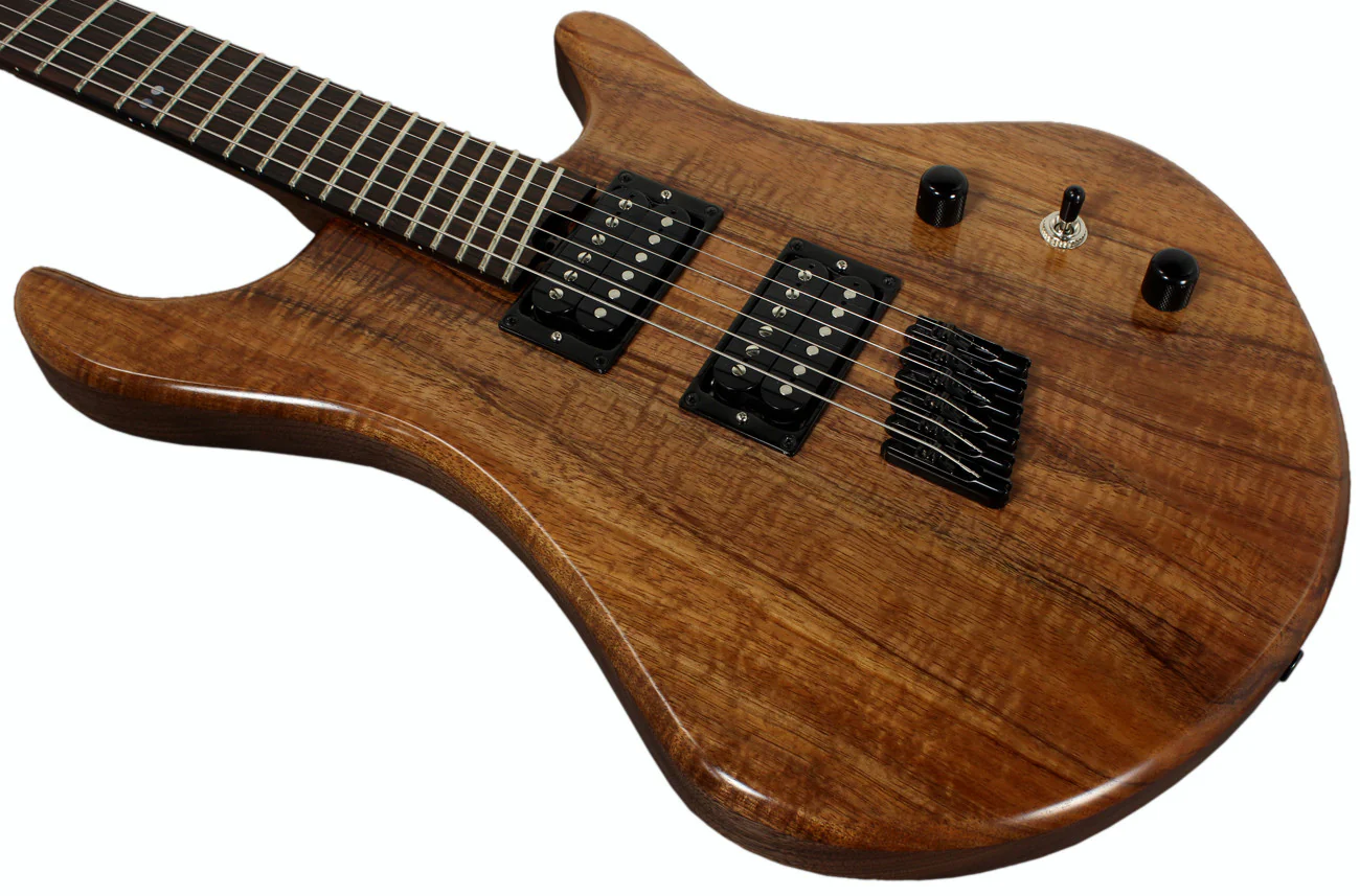 American Exotic Guitars DC-Multi, Figured Koa and Walnut - Image 6