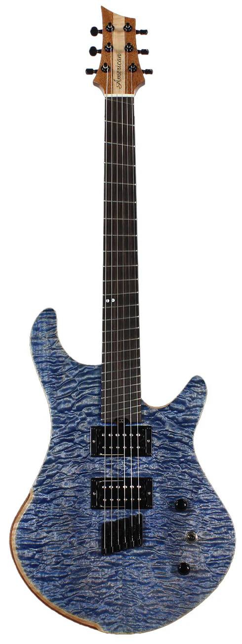 American Exotic Guitars DC-Multi, Quilted Maple and Mahogany