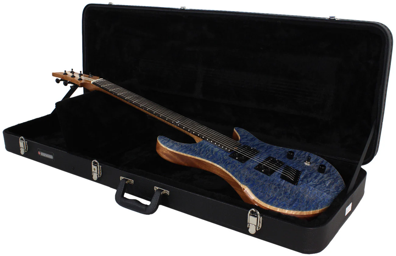 American Exotic Guitars DC-Multi, Quilted Maple and Mahogany - Image 10