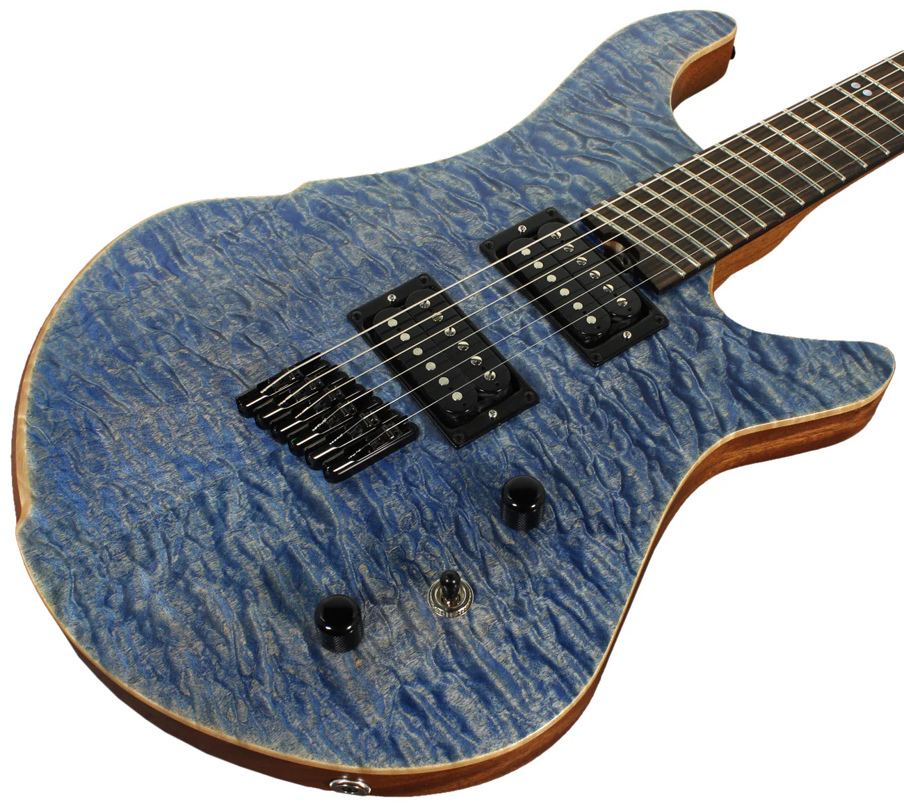 American Exotic Guitars DC-Multi, Quilted Maple and Mahogany - Image 2