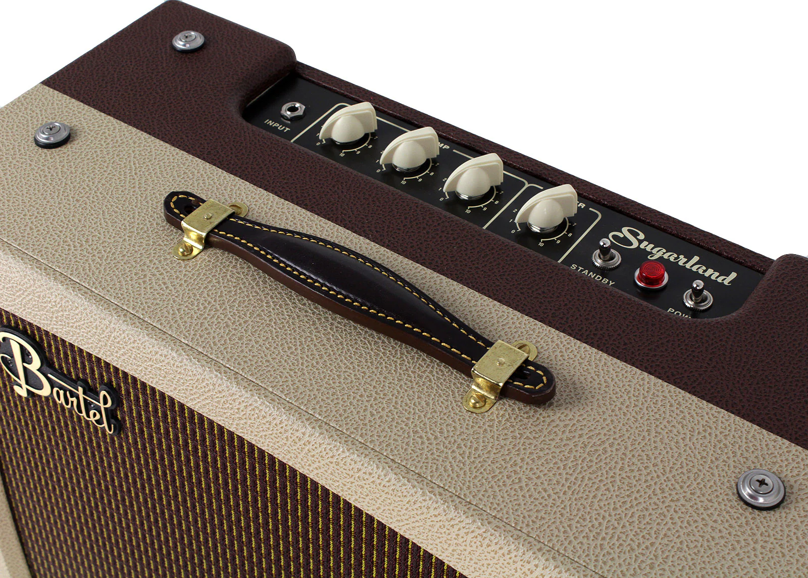 Bartel Amplifiers Sugarland 12w 1x12 Combo Amplifier, Custom Cream, Brown - Image 4