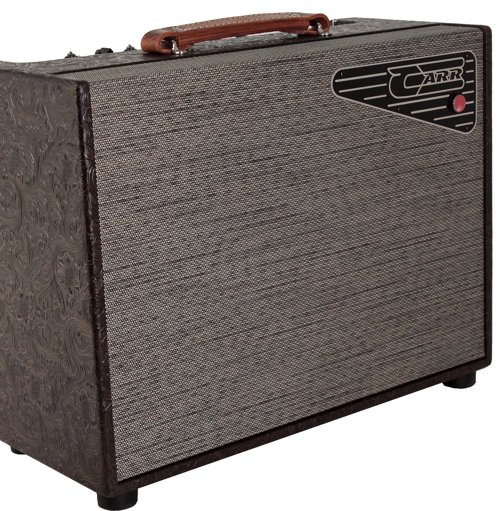 Carr Bel-Ray 1x12 Combo Amp, Cowboy Western, Brown Handle - Image 4