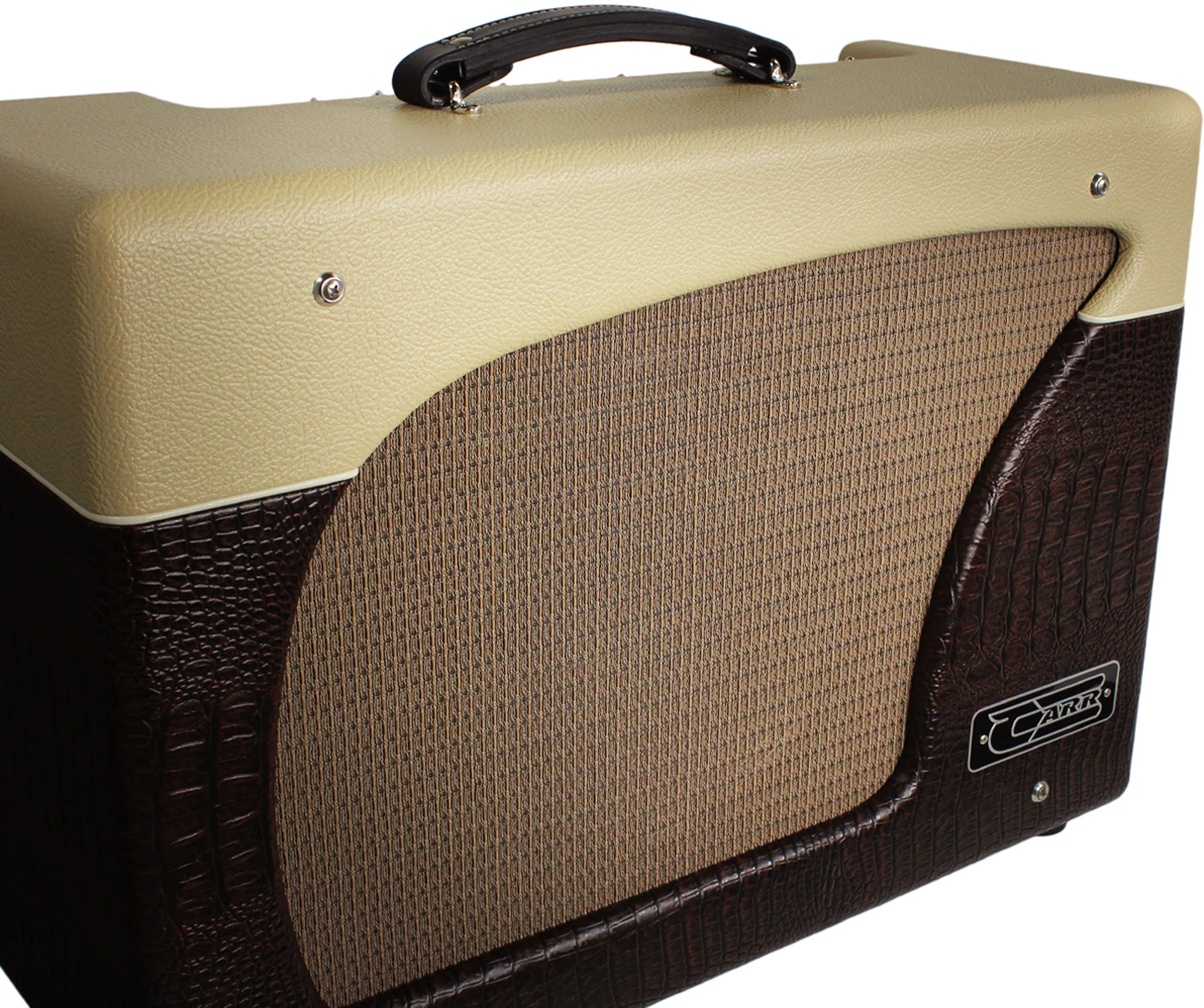 Carr Impala Amp, Cream, Brown Gator - Image 4