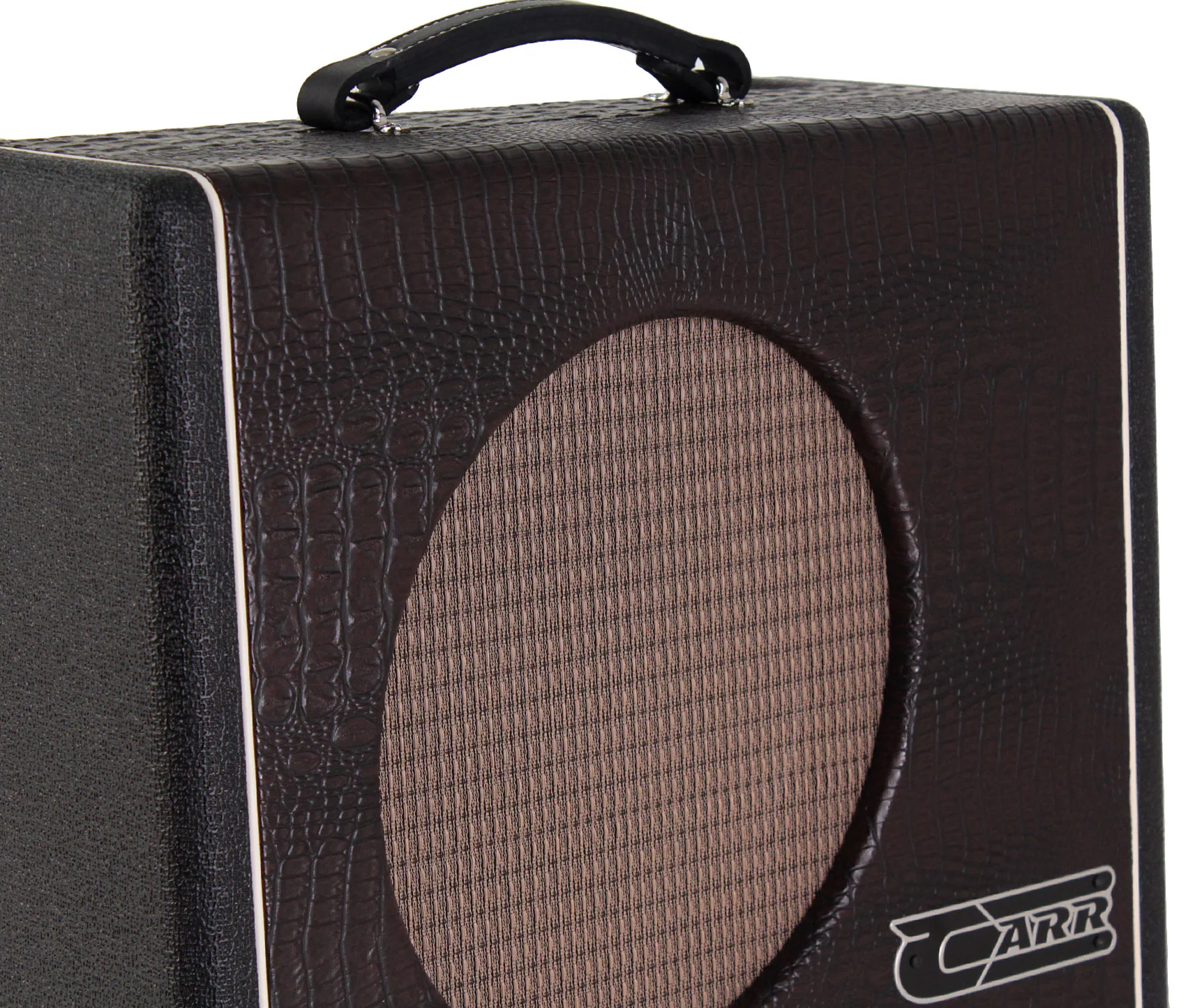 Carr Mercury V 1x12 Combo Amp, Black Tolex, Brown Gator - Image 2