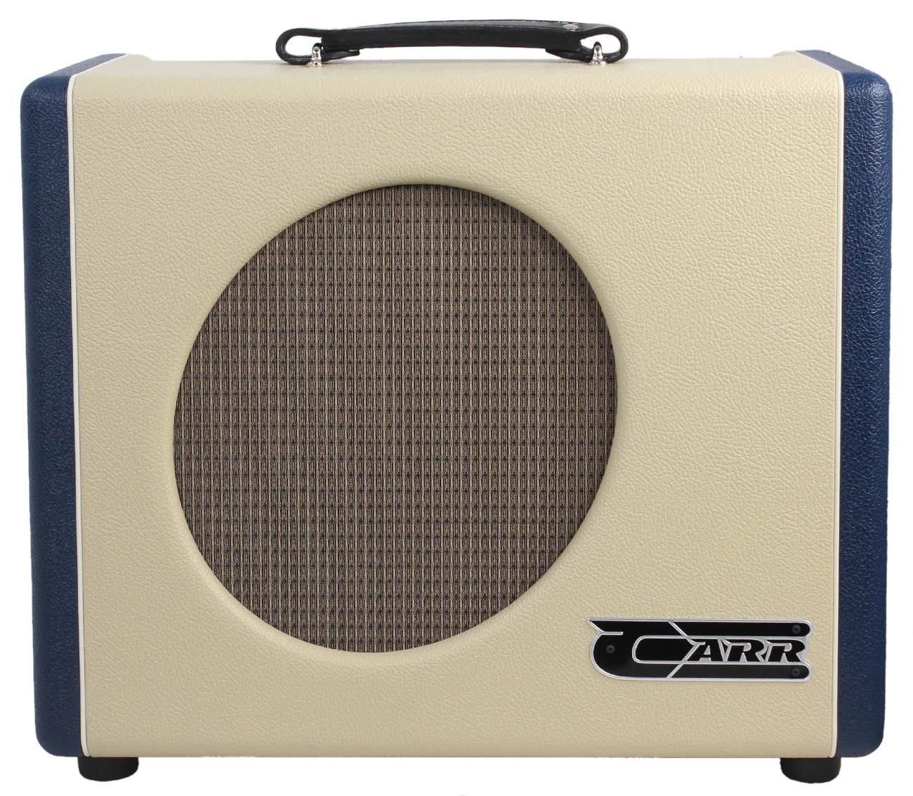Carr Mercury V 1x12 Combo Amp, Cream, Blue - Image 4