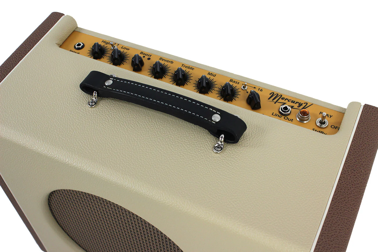 Carr Mercury V 1x12 Combo Amp, Cream, Coco - Image 3