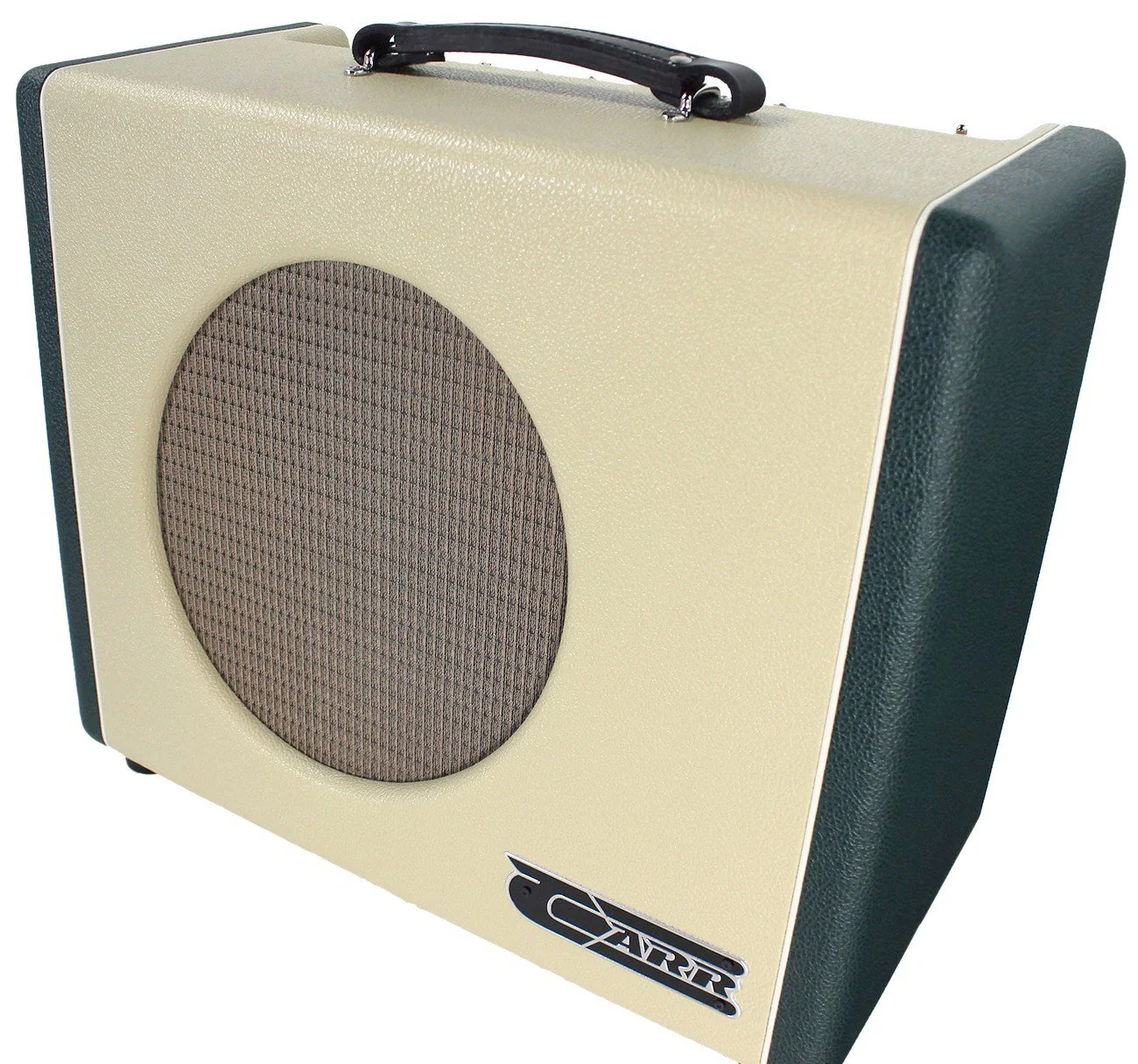 Carr Mercury V 1x12 Combo Amp, Cream, Emerald Green - Image 4