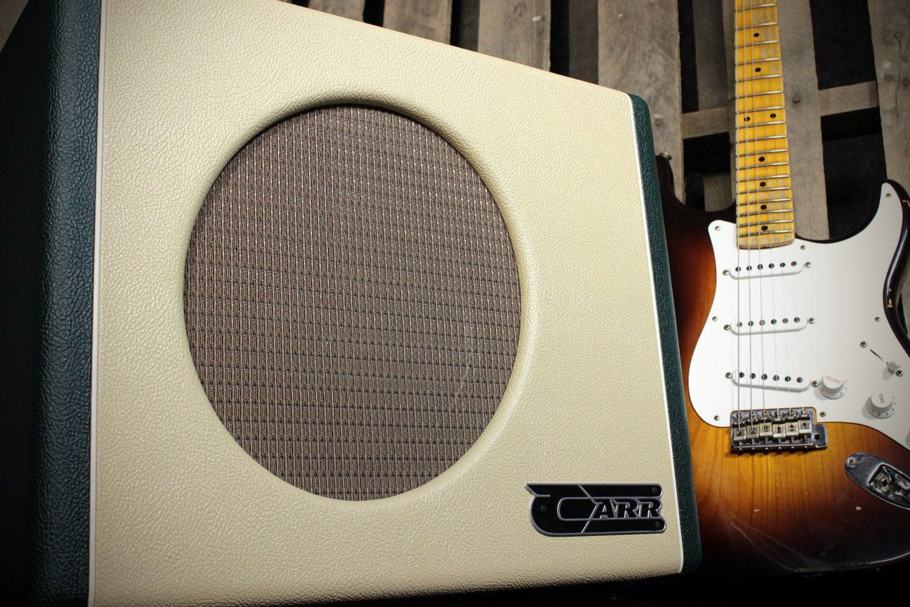 Carr Mercury V 1x12 Combo Amp, Cream, Emerald Green - Image 8