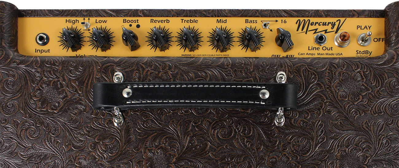 Carr Mercury V 1x12 Combo Amp, Cowboy Western - Image 6