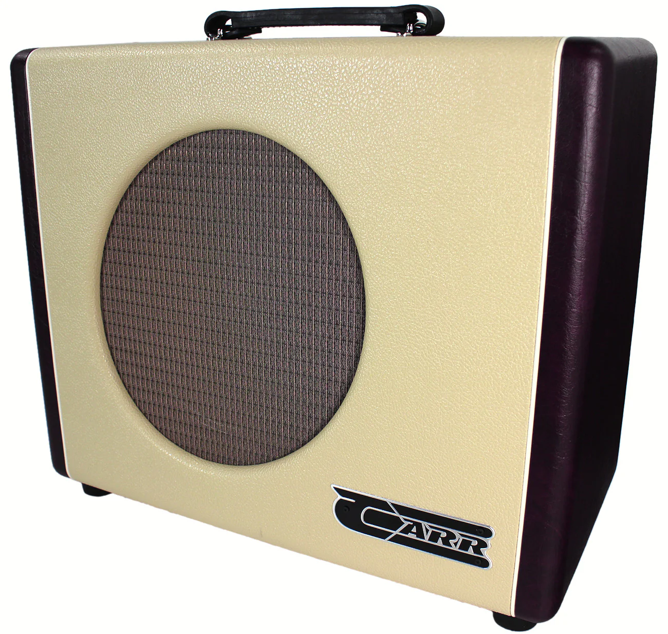 Carr Mercury V 1x12 Combo Amp, Cream, Wine - Image 3