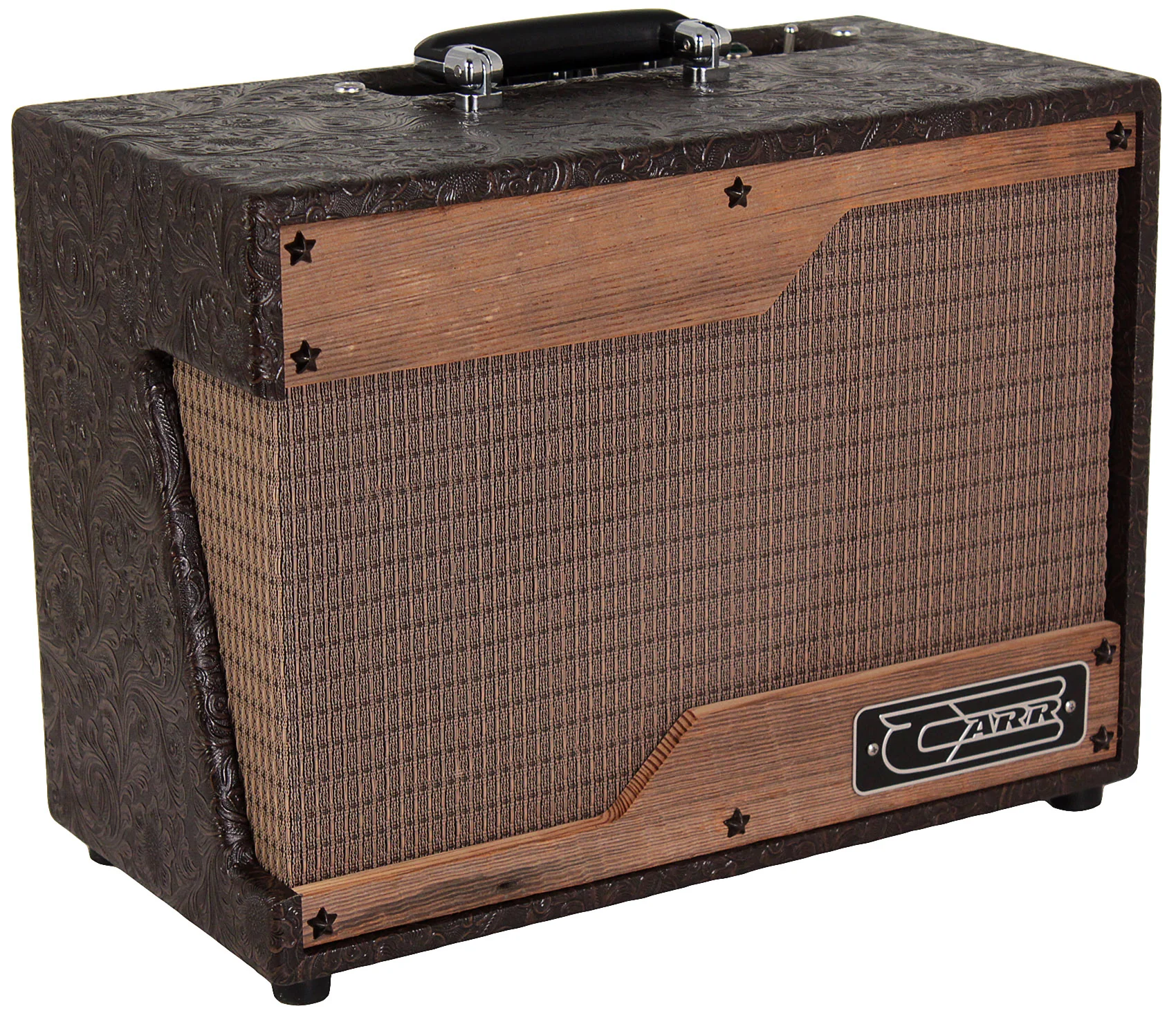 Carr Raleigh 1x10 Combo Amp, Cowboy Barnwood - Image 3