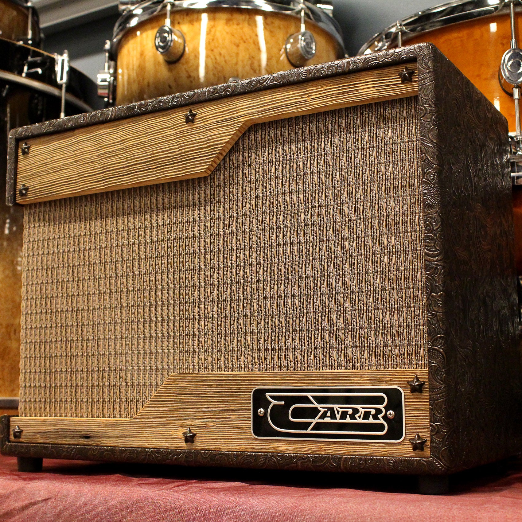 Carr Raleigh 1x10 Combo Amp, Cowboy Barnwood - Image 5