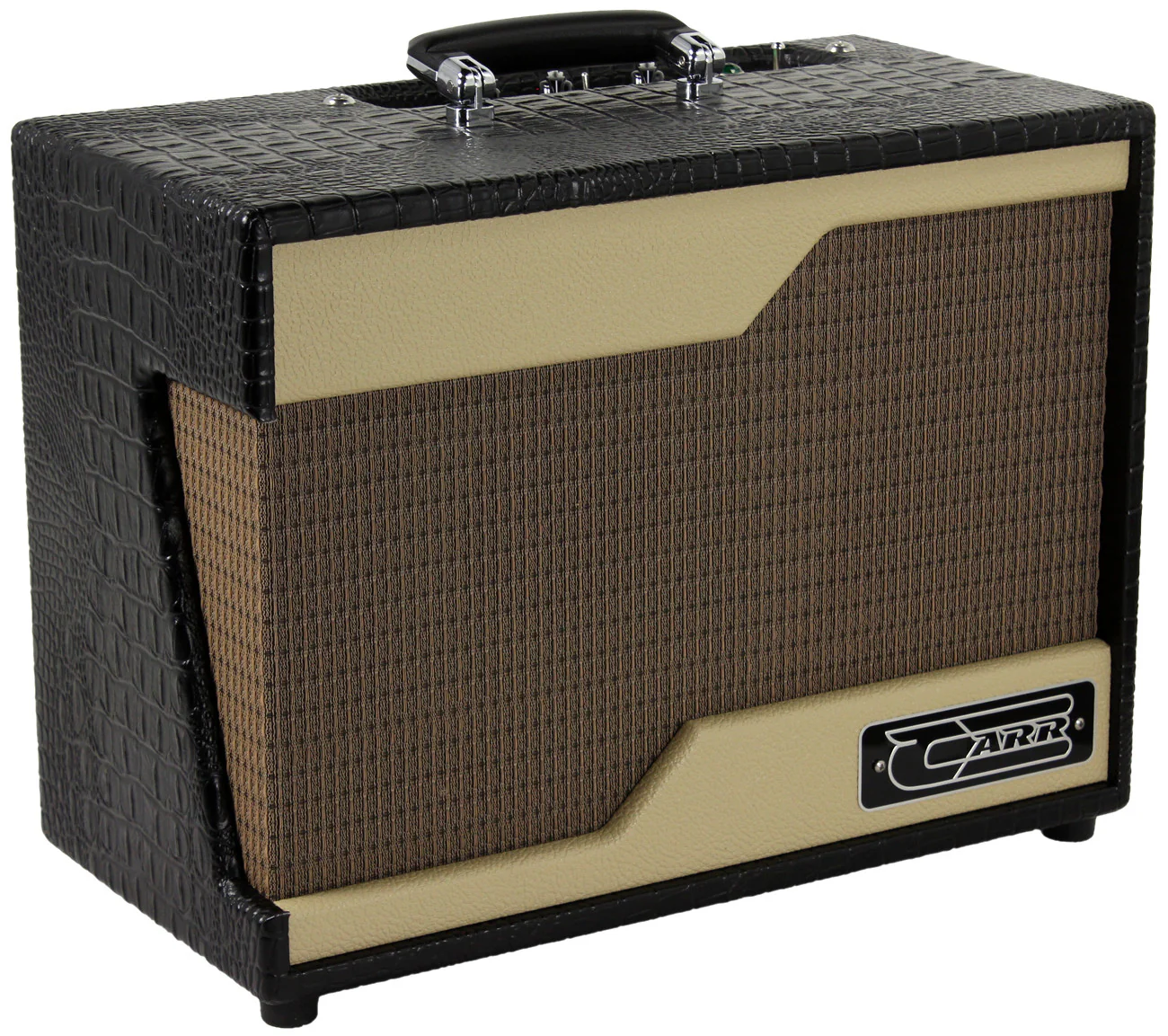 Carr Raleigh 1x10 Combo Amp, Cream, Black Gator - Image 3
