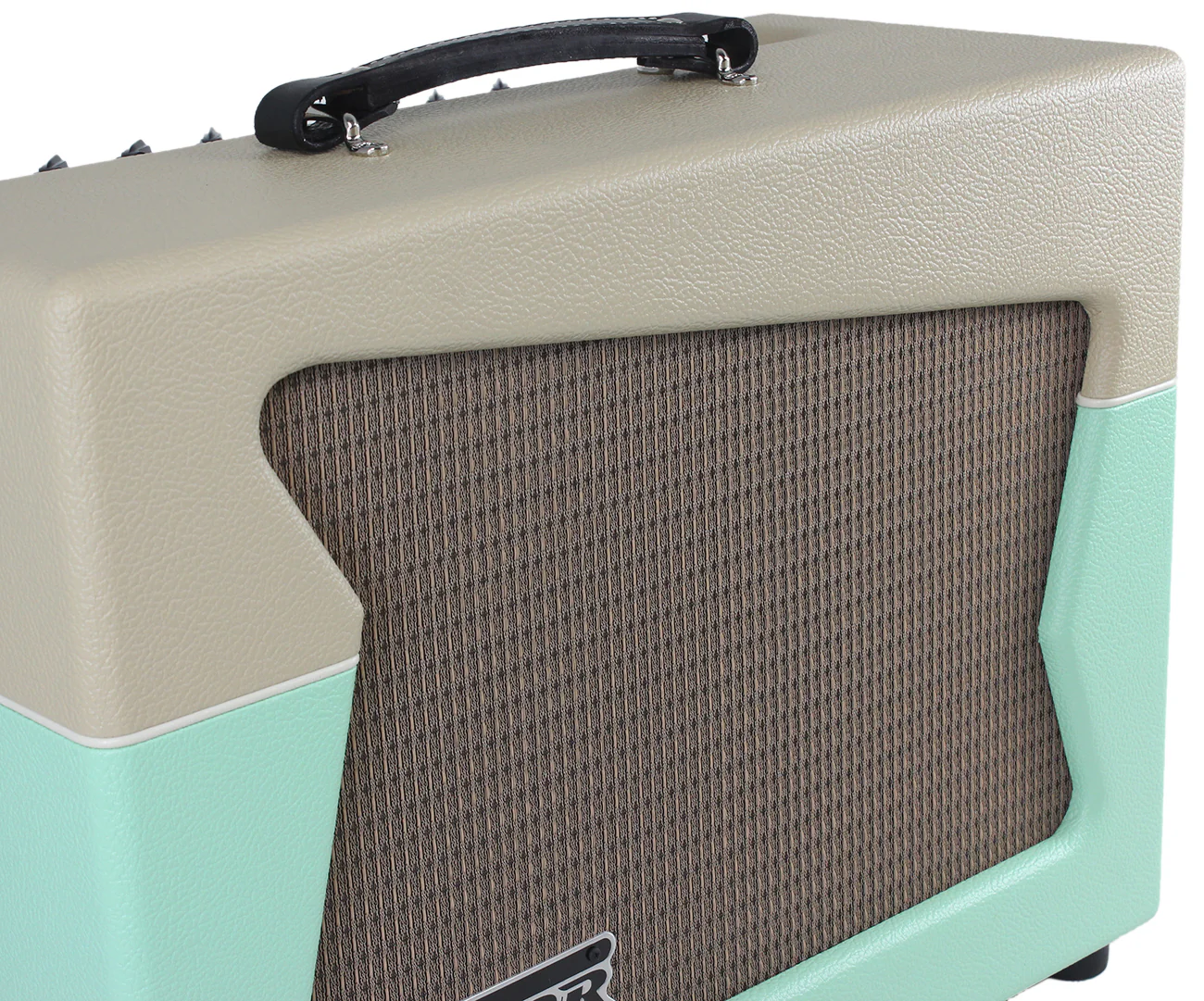 Carr Skylark 1x12 Combo Amp, Cream, Surf Green - Image 3
