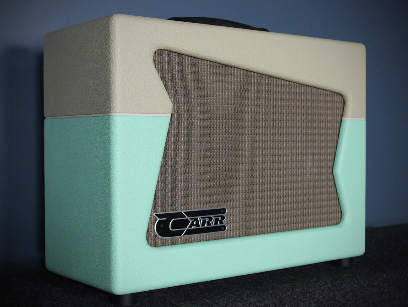 Carr Skylark 1x12 Combo Amp, Cream, Surf Green - Image 4