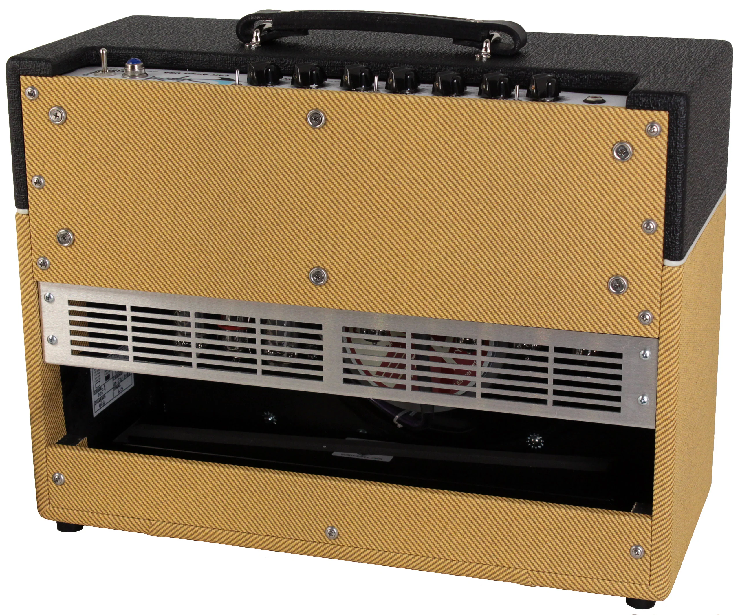 Carr Skylark Special 1x12 Combo Amp, Black, Tweed - Image 3