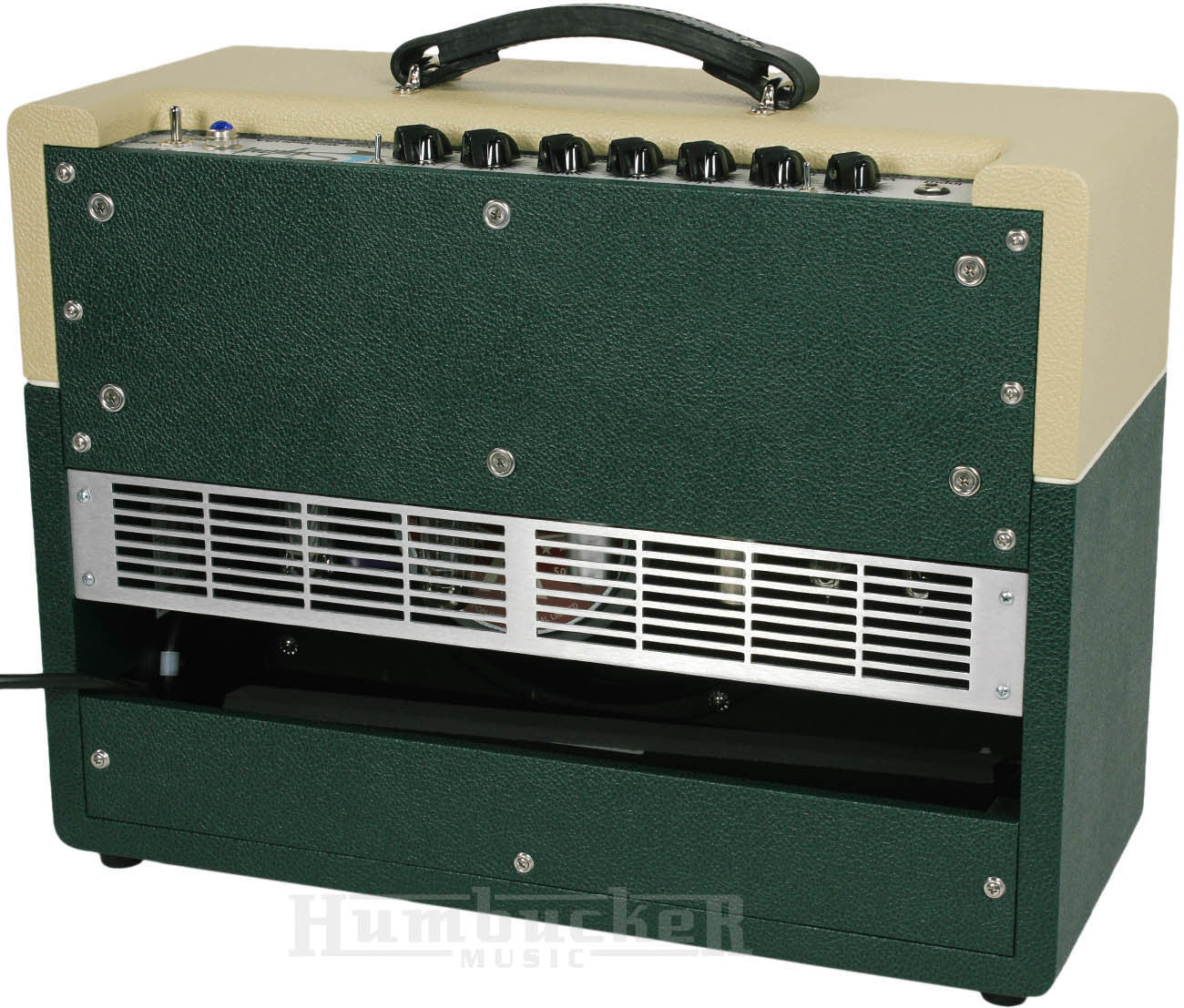 Carr Skylark 1x12 Combo Amp, Cream, Emerald Green - Image 2