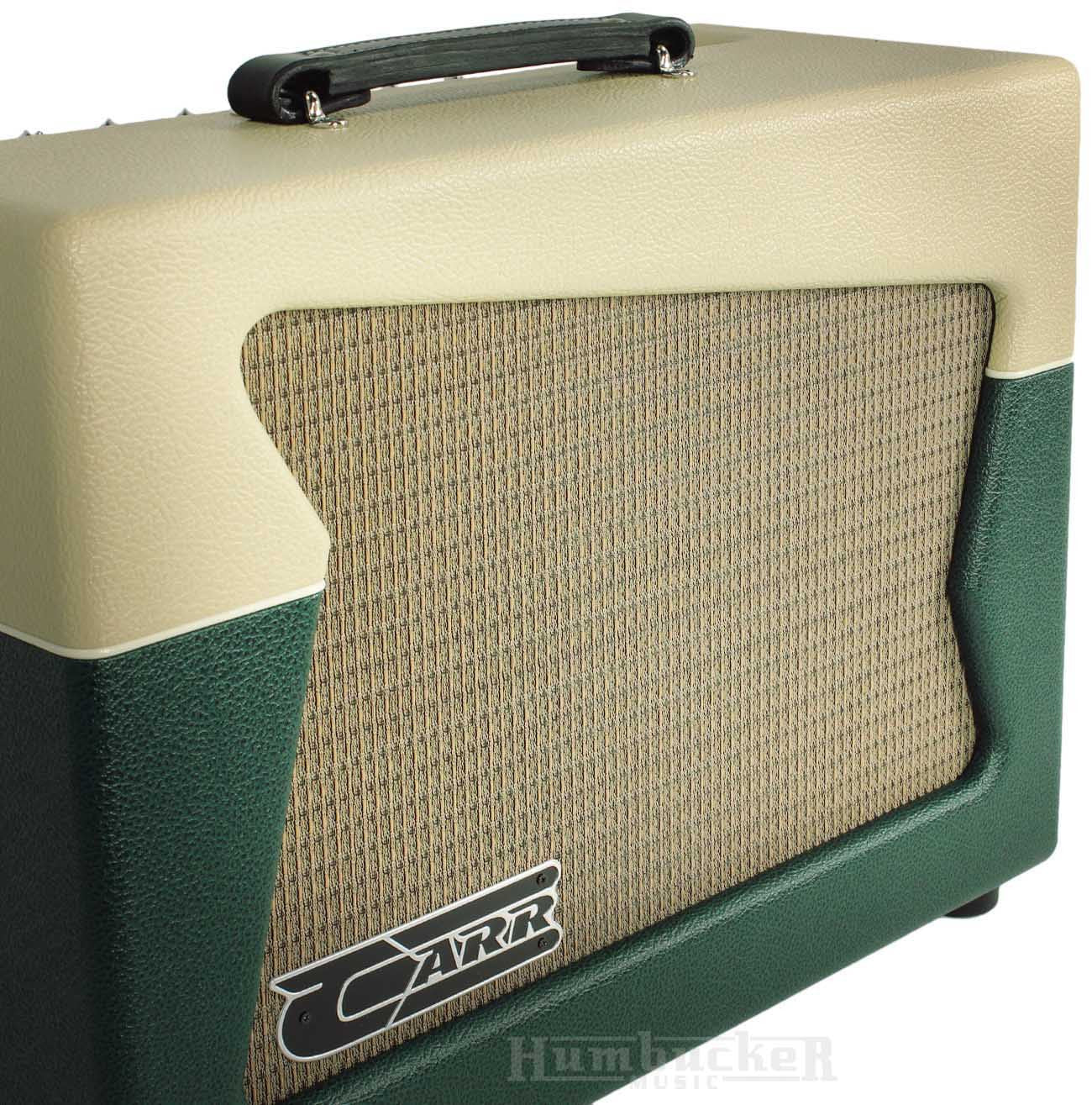 Carr Skylark 1x12 Combo Amp, Cream, Emerald Green - Image 4