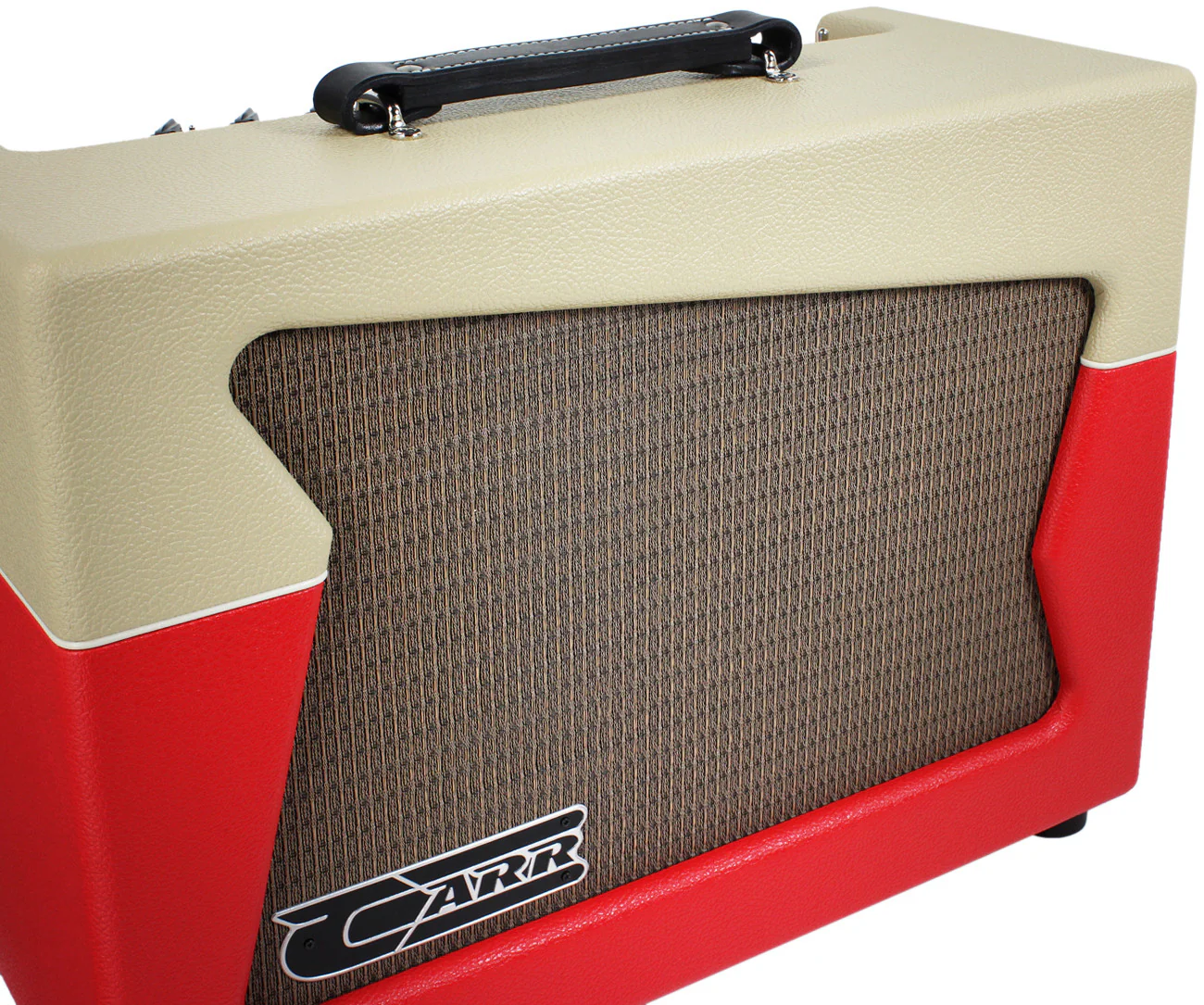 Carr Skylark 1x12 Combo Amp, Cream, Red - Image 4