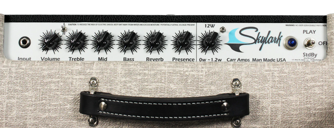 Carr Skylark 1x12 Combo Amp, Slub, Black, B-Stock - Image 3