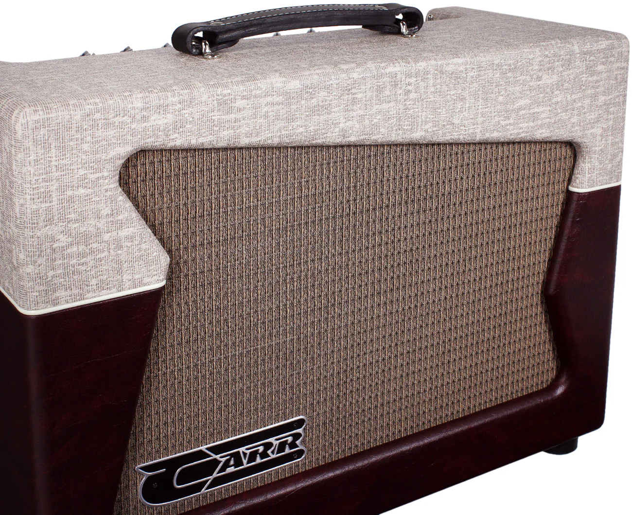 Carr Skylark 1x12 Combo Amp, Slub, Wine - Image 4