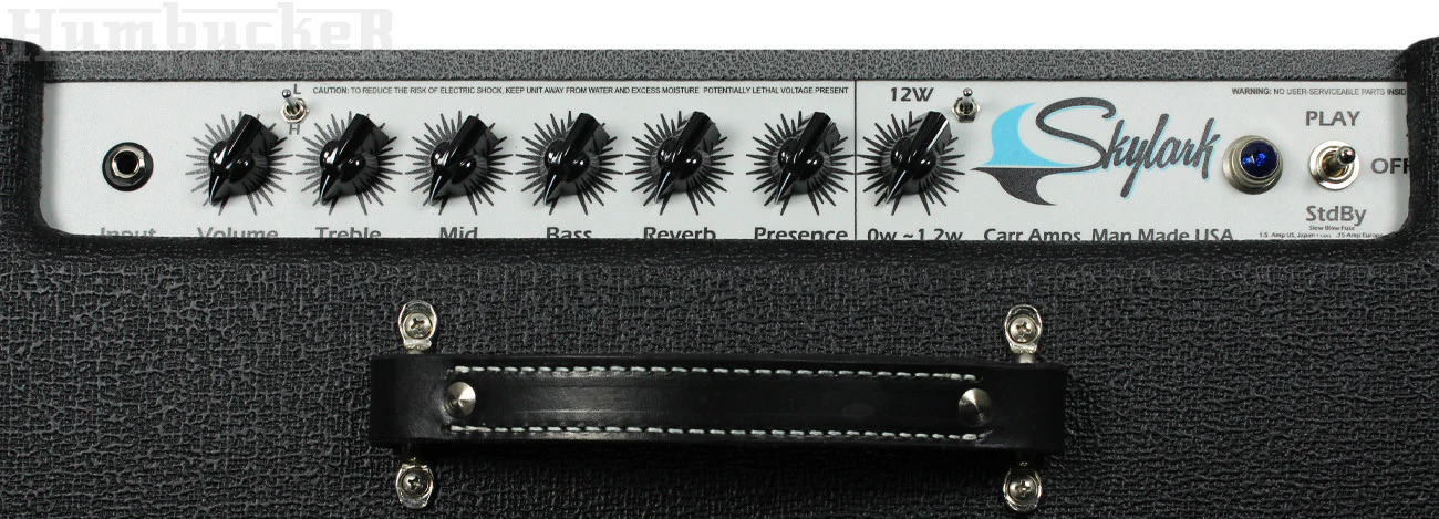 Carr Skylark 1x12 Combo Amp, Black - Image 3