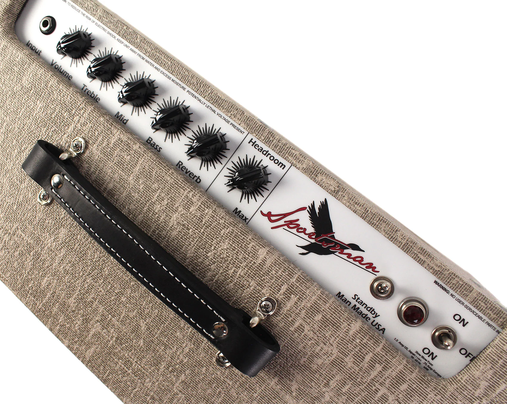 Carr Sportsman 1x12 Combo Amp, Fawn Slub - Image 3