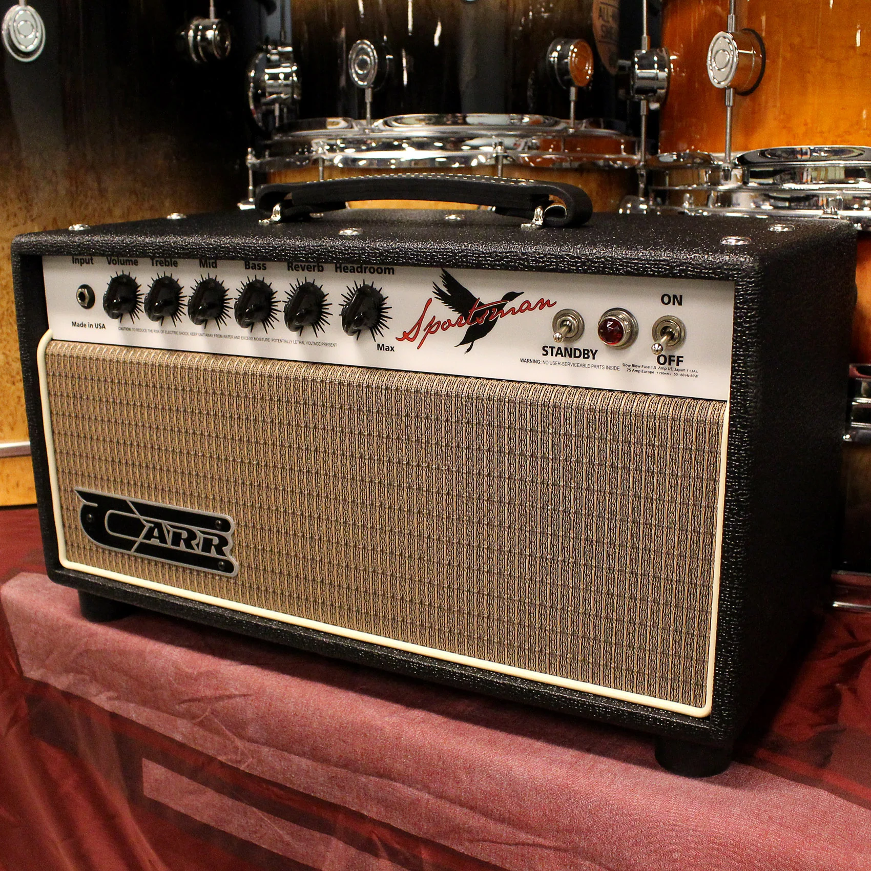 Carr Sportsman Amp Head, Black - Image 5