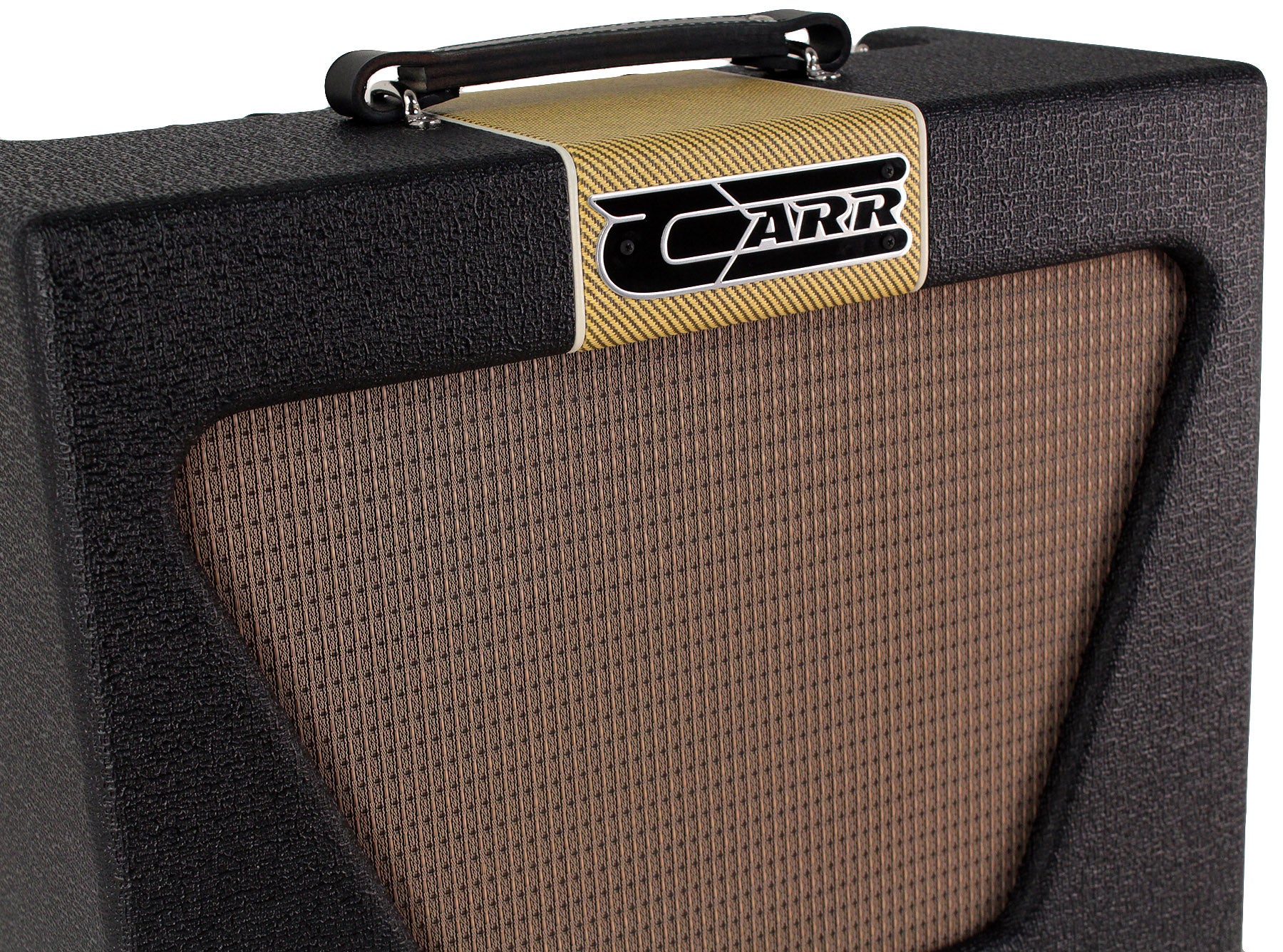 Carr Super Bee 1x12 Combo Amp, Black, Tweed Stripe - Image 4