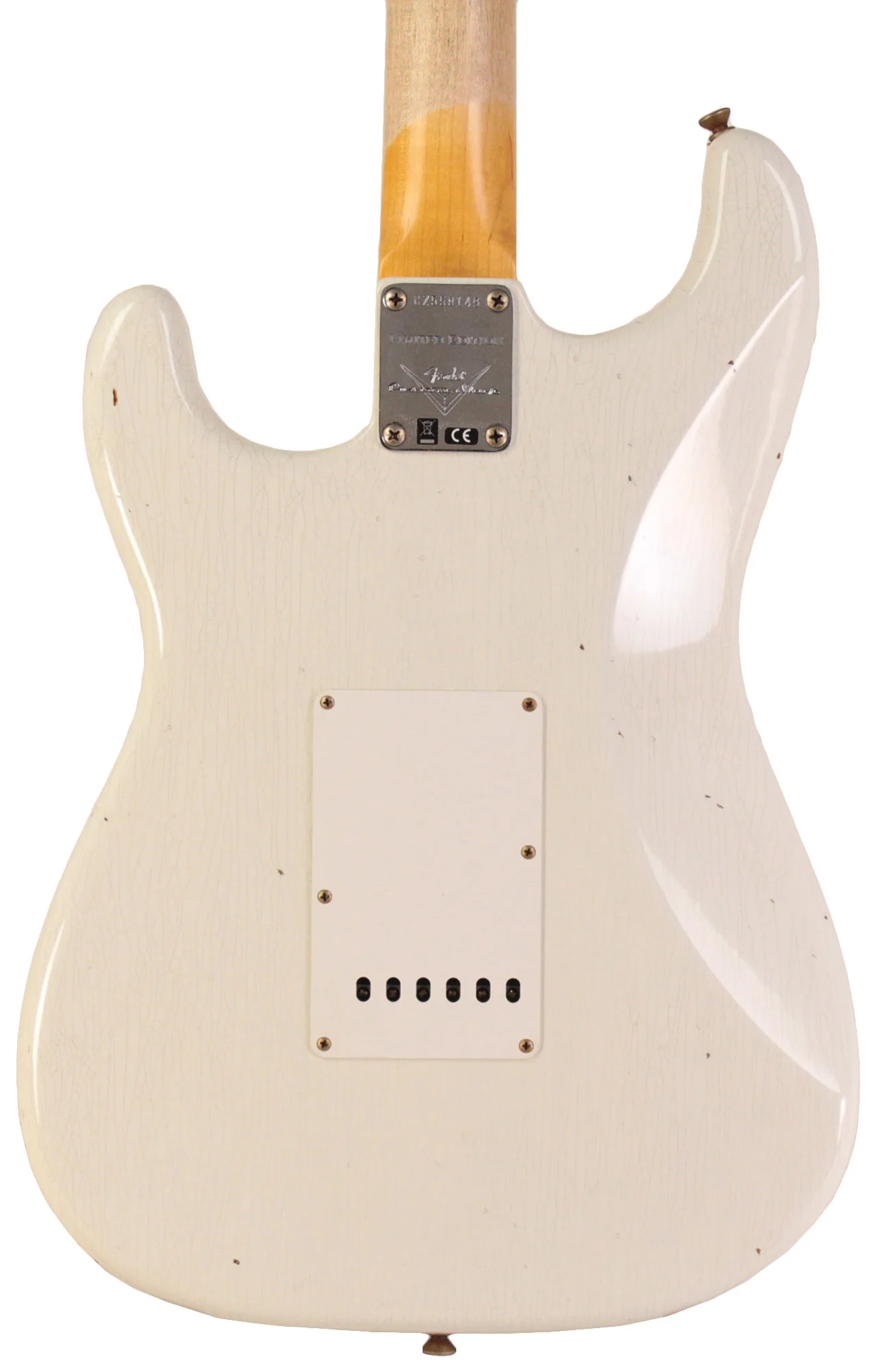 Fender Custom Shop Limited 62/63 Strat Journeyman Relic Guitar, Aged Olympic White - Image 6