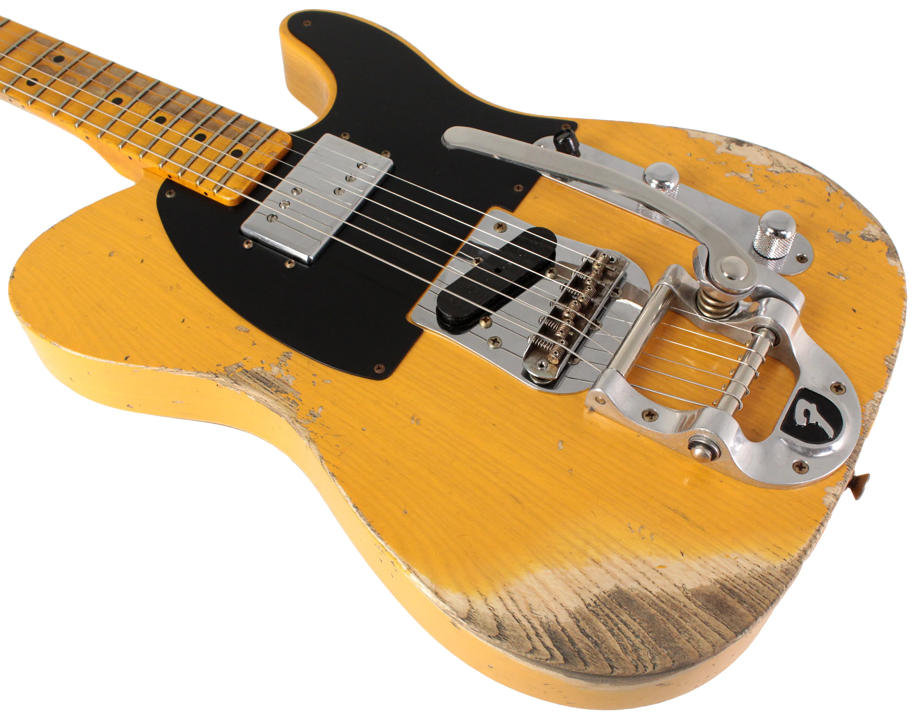 Fender Custom Shop Limited Cunife Blackguard Tele, Heavy Relic, Aged Butterscotch Blonde - Image 4