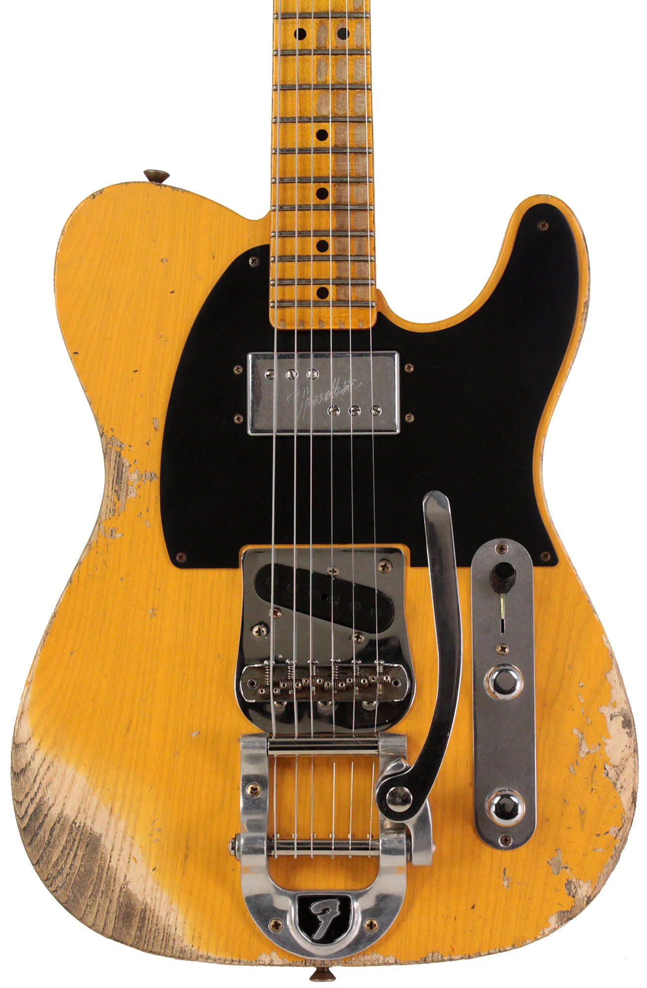 Fender Custom Shop Limited Cunife Blackguard Tele, Heavy Relic, Aged Butterscotch Blonde - Image 6