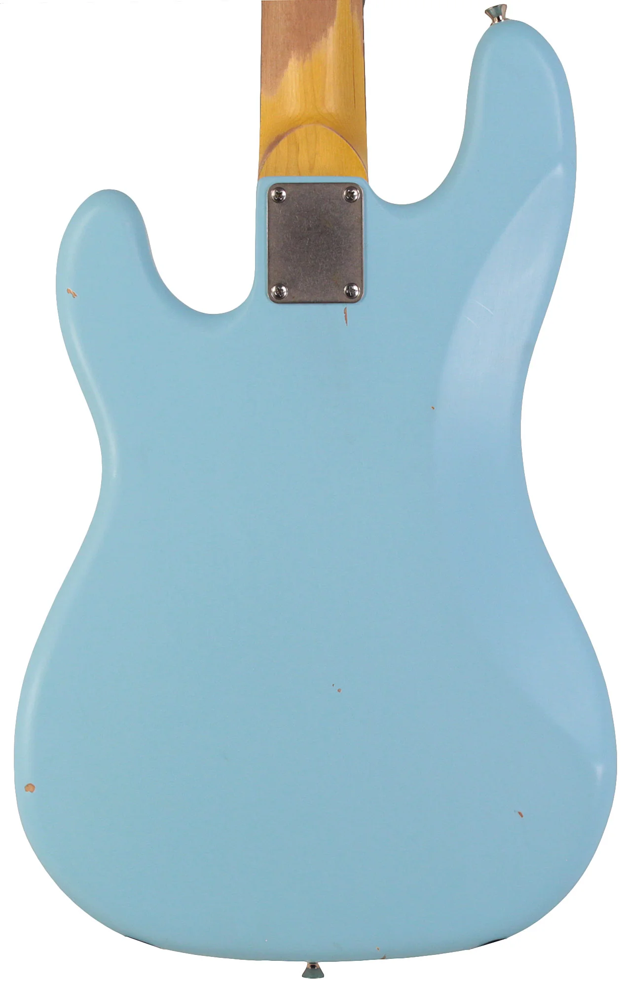 Nash PB63 Bass Guitar, Sonic Blue, Light Aging - Image 6