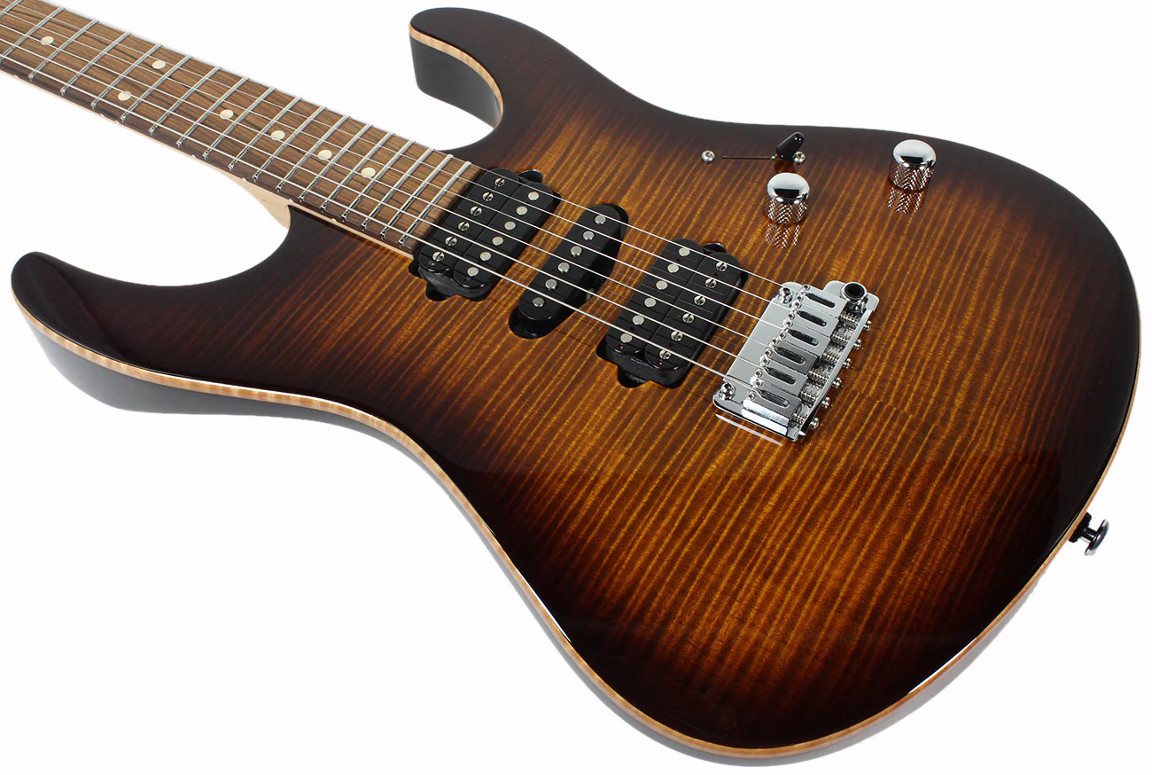 Suhr Modern Pro Guitar, Bengal Burst, Pau Ferro, 510, HSH - Image 6