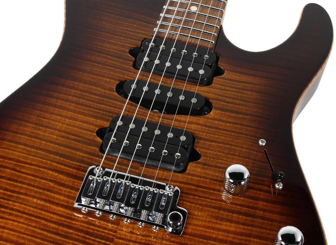 Suhr Modern Pro Guitar, Bengal Burst, Pau Ferro, 510, HSH - Image 7