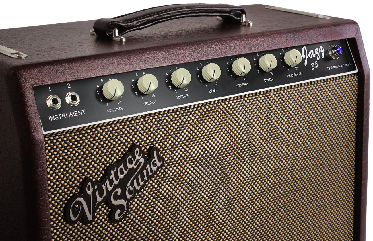 Vintage Sound Jazz 35 1x12 Combo, Wine Taurus - Image 3