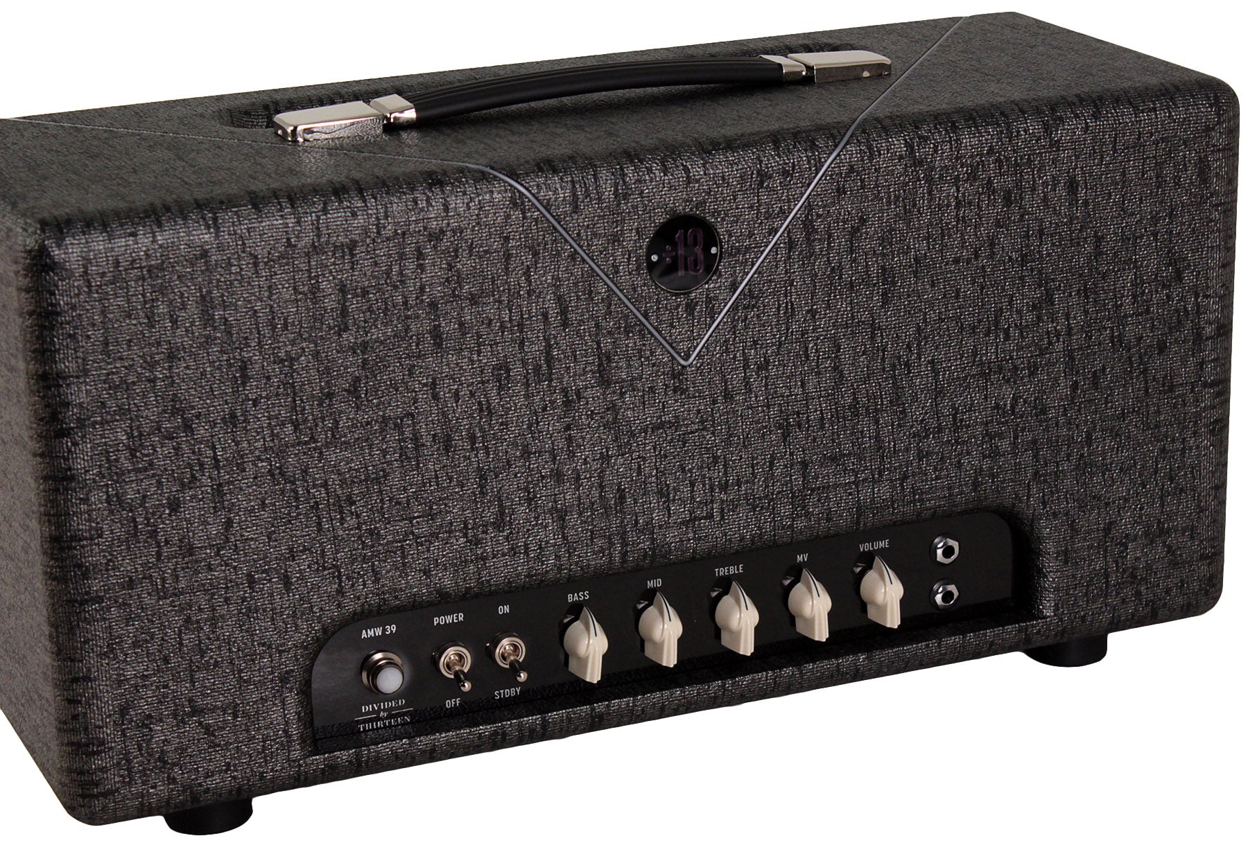 Divided By 13 AMW 39 Head, 2x12 Diagonal Speaker Cab, Pewter Trout - Image 4