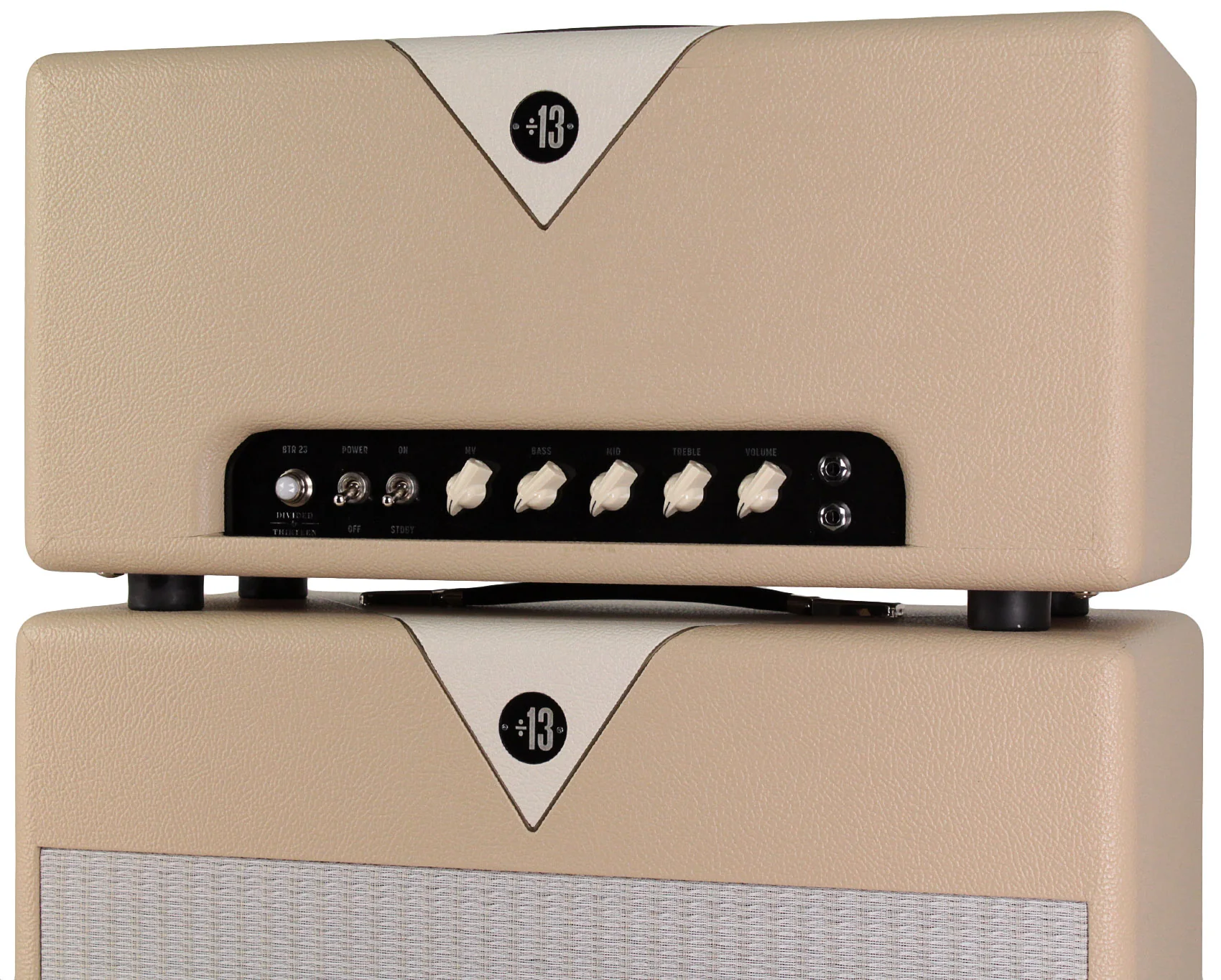Divided By 13 BTR 23 Head, 1x12 Speaker Cab, Vintage Vanilla, Ivory - Image 7