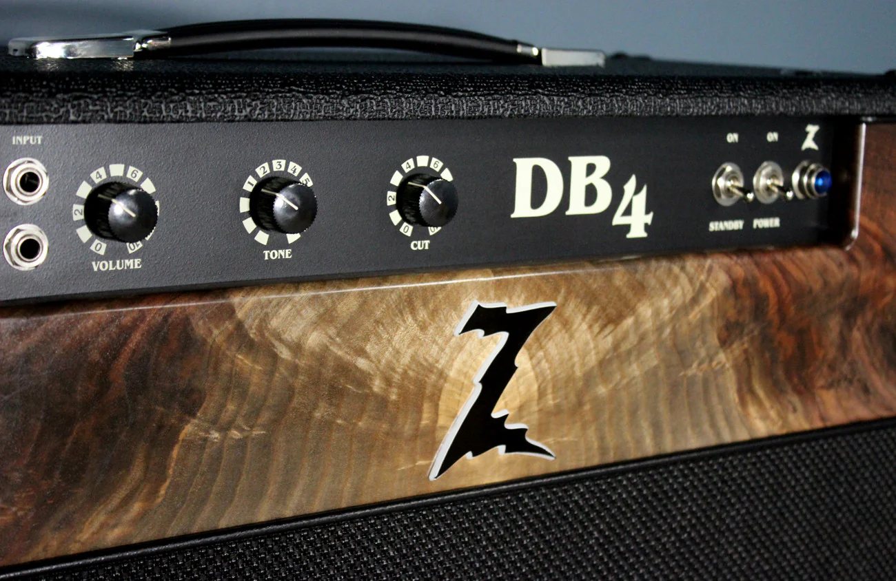 Dr. Z DB4 1x12 Combo - Black - Custom Burl Walnut - Image 5