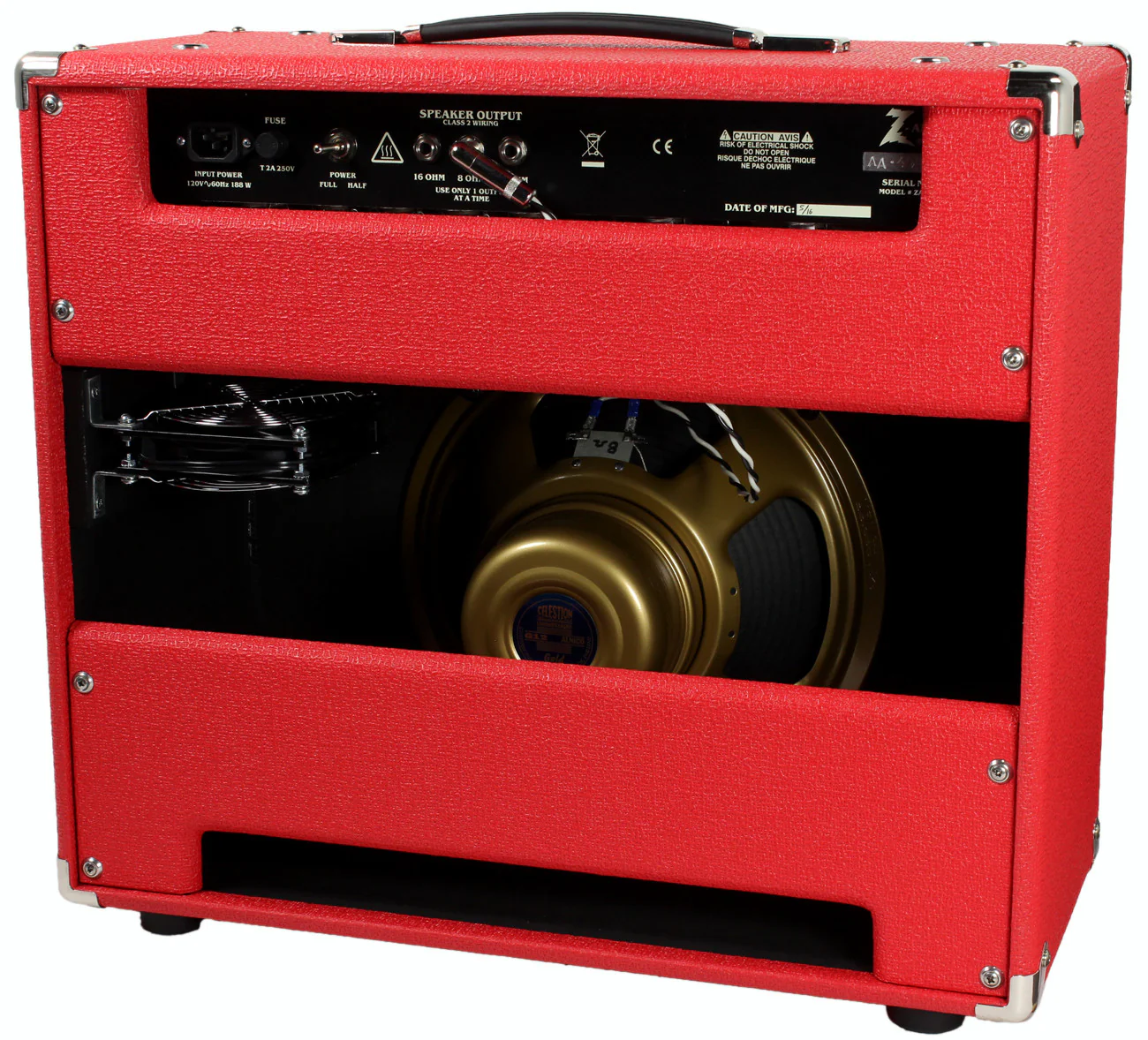 Dr. Z DB4 1x12 Combo - Red - Tan - Image 2
