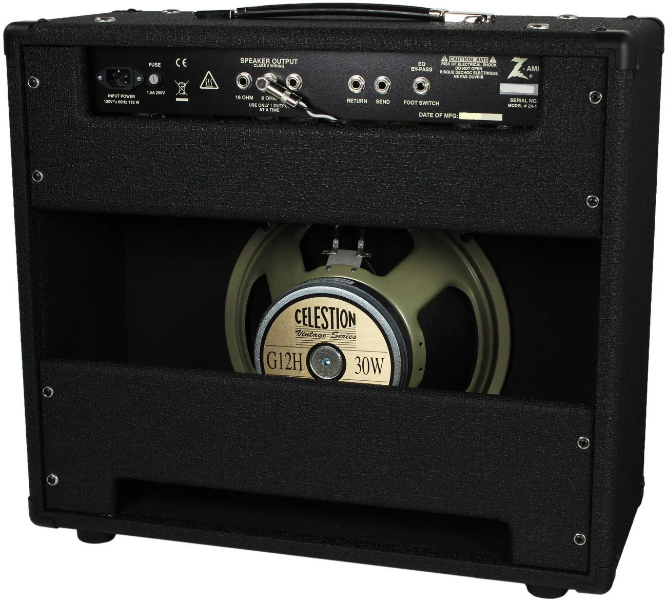Dr. Z Maz 18 Jr NR 1x12 Lite Combo - Black, ZW Grill - Image 2