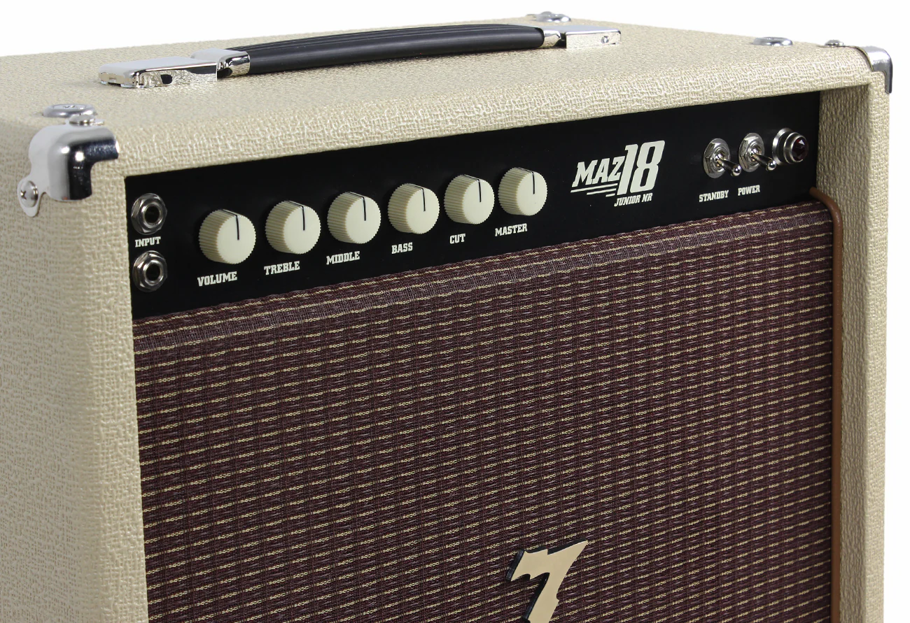 Dr. Z Maz 18 Jr NR 1x12 Studio Combo, Blonde, Oxblood, MK II Spec - Image 3