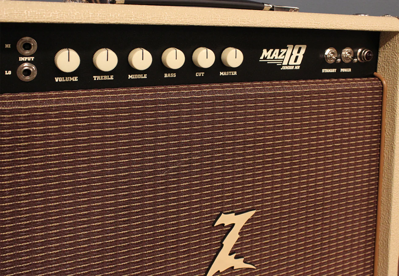 Dr. Z Maz 18 Jr NR 1x12 Studio Combo, Blonde, Oxblood, MK II Spec - Image 5
