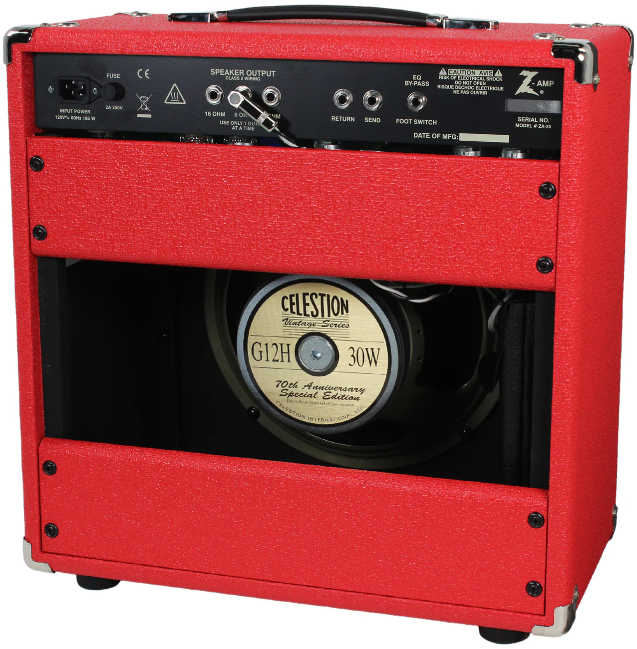 Dr. Z Maz 18 Jr NR MK II 1x12 Studio Combo, Red, ZW Grille - Image 2