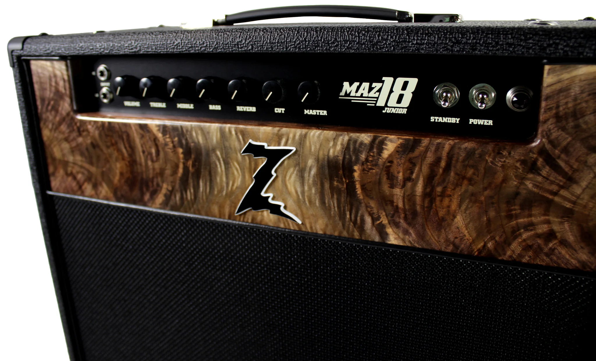 Dr. Z Maz 18 Jr Reverb 1x12 - Burl Walnut - Image 4