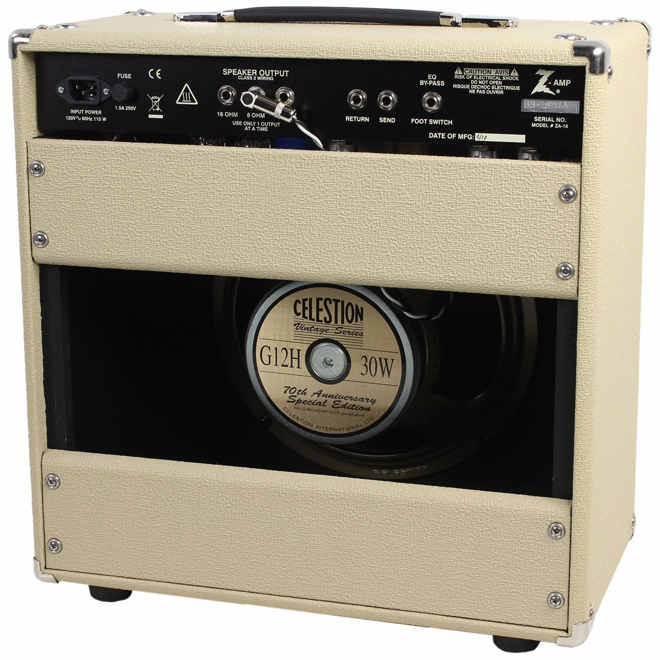 Dr. Z Maz 18 Jr Reverb 1x12 Studio Combo - Blonde, Oxblood - Image 2
