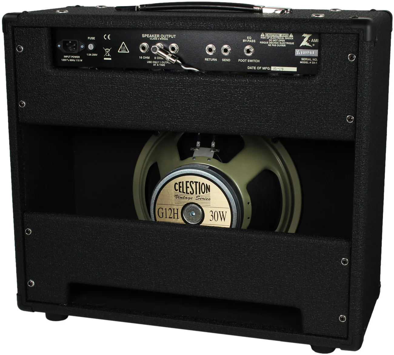 Dr. Z Maz 18 Jr Reverb 1x12 Lite Combo - Black, ZW Grille - Image 2