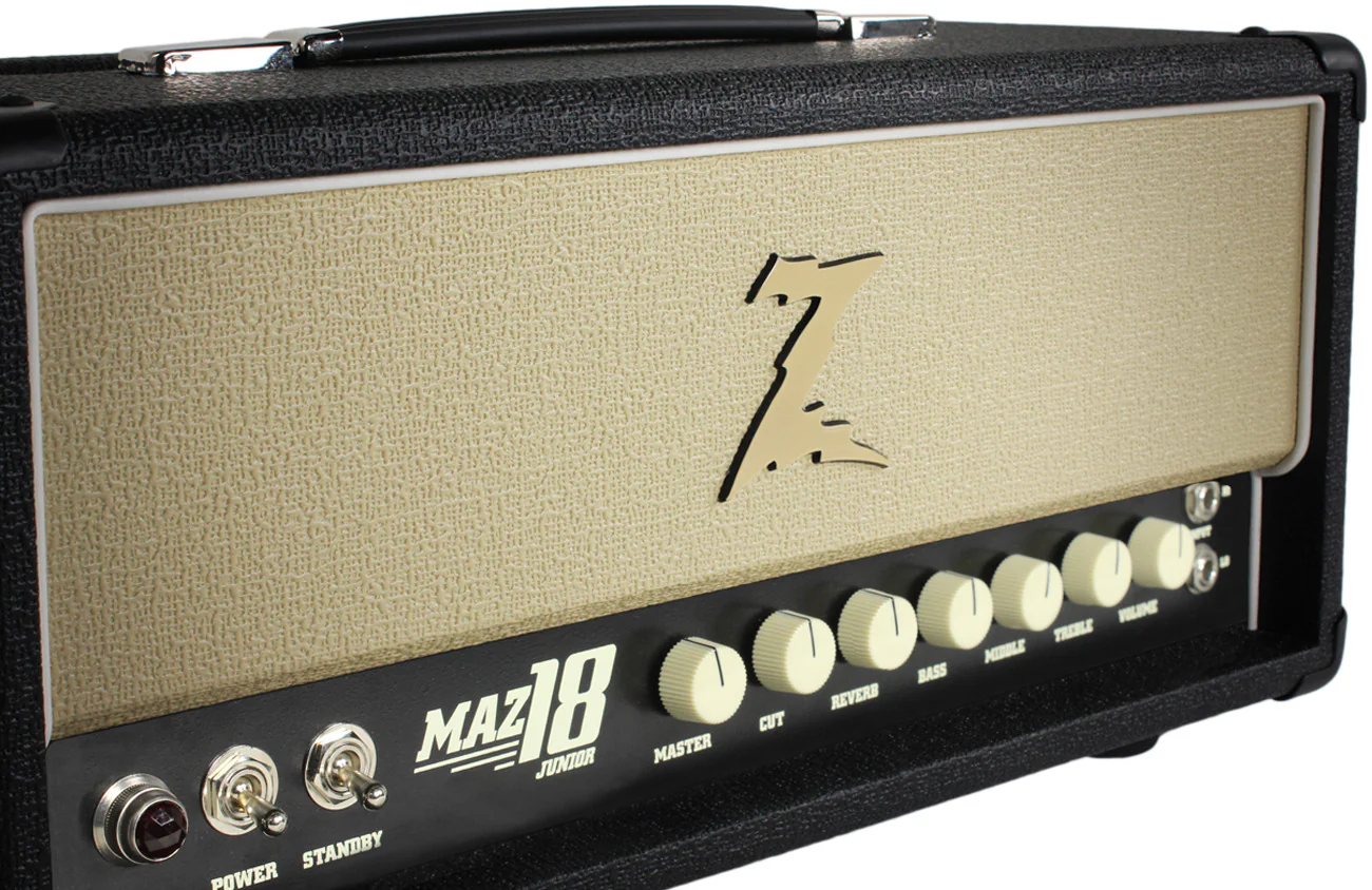 Dr. Z Maz 18 Jr Reverb MK II Head - Black, Blonde - Image 3