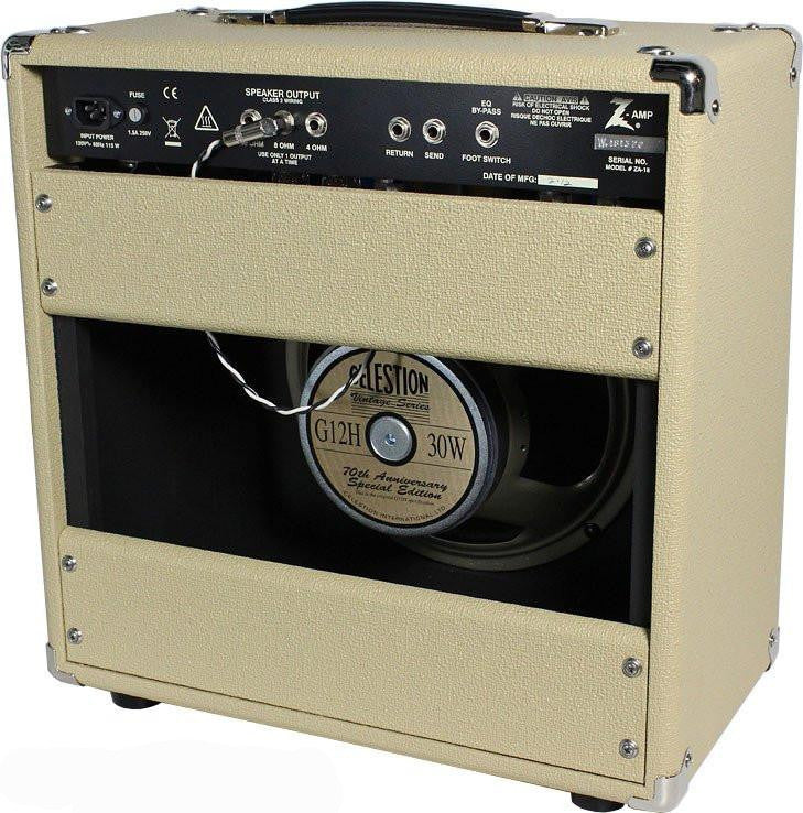 Dr. Z Maz 18 Jr Reverb MK II 1x12 Studio Combo - Blonde, ZW Grille - Image 2