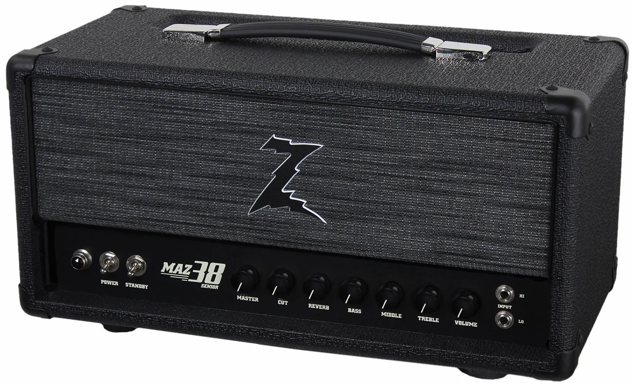 Dr. Z Maz 38 Sr Reverb MK II Head - Black, ZW Grille